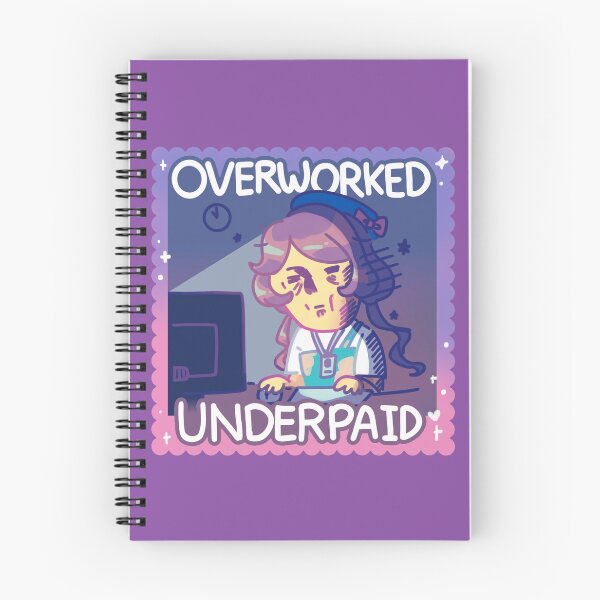 Item preview, Overworked, Underpaid designed and sold by v.altameri.