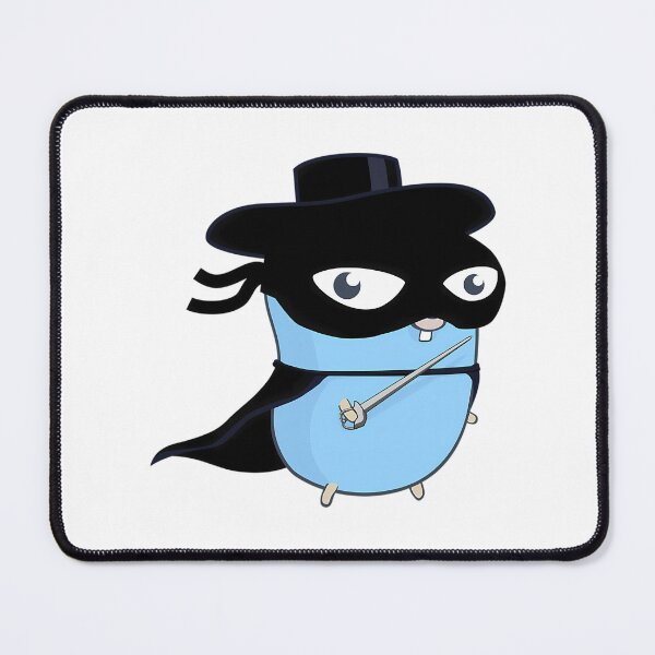 Item preview, The Go Gopher Hero Black Mask And Sword designed and sold by EmosGiftd.
