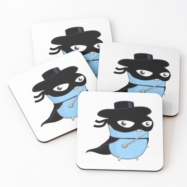 Item preview, The Go Gopher Hero Black Mask And Sword designed and sold by EmosGiftd.