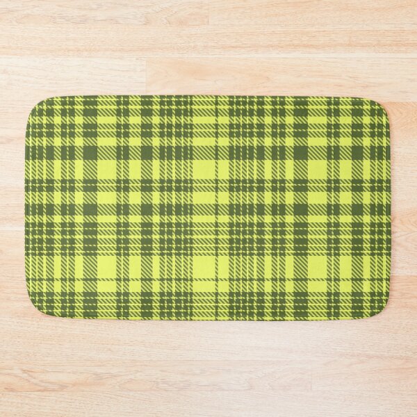 Item preview, Moss Green and Lime Yellow Plaid Tartan  designed and sold by PatternTitan.