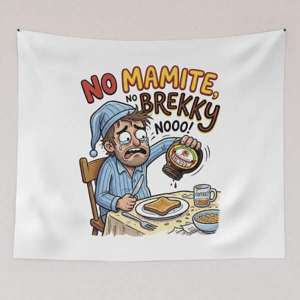Item preview, No Marmite No Breakfast Funny Toast Lover Breakfast Humor designed and sold by LOVEARTDESIGN.