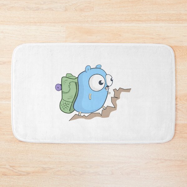 Item preview, The Go Gopher Hiking (Black) designed and sold by EmosGiftd.