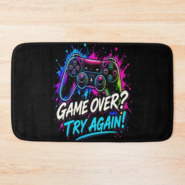 Item preview, Neon Game Over Try Again designed and sold by FABIOLA1970.