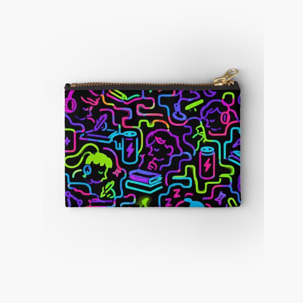 Item preview, Neon Study Session (Cyber-Pop x Education) designed and sold by Thai Vibe Studio.
