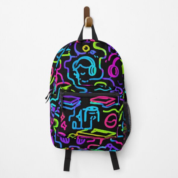 Item preview, Neon Study Session (Cyber-Pop x Education) designed and sold by Thai Vibe Studio.