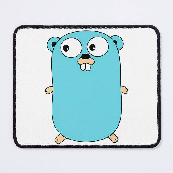 Artikelvorschau, Das offizielle Golang-Logo von Go Gopher (Schwarz) entworfen und verkauft von EmosGiftd.