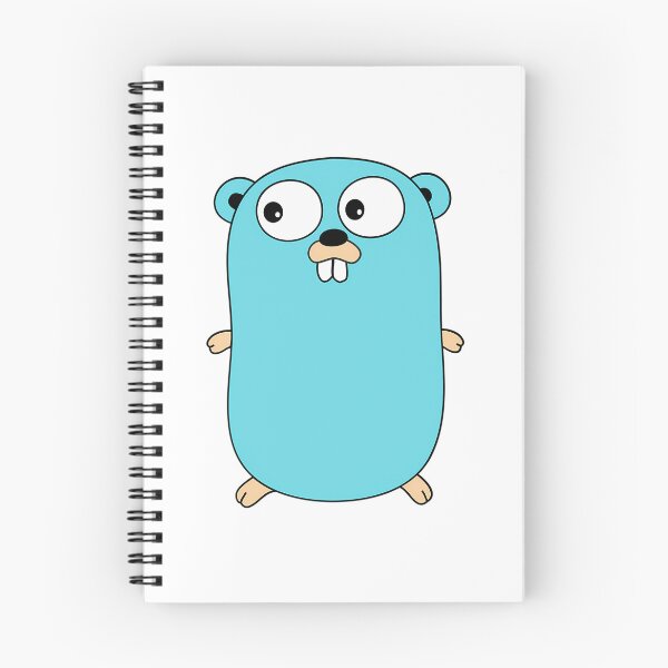Item preview, The Go Gopher Official Golang Logo (Black) designed and sold by EmosGiftd.