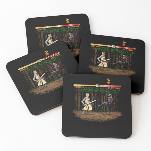 Item preview, Pixel Knights Battle Scene Video Game Screen designed and sold by Artsspect.