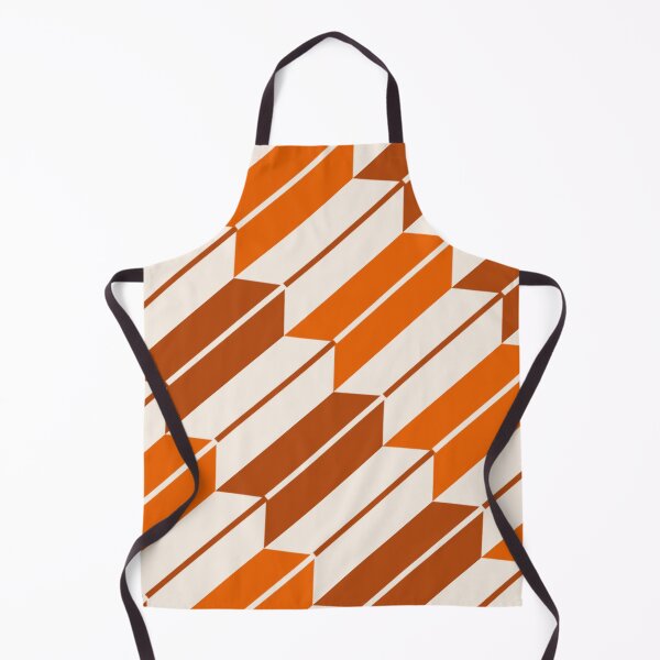 Item preview, Modern Yagasuri Orange & Burnt Sienna designed and sold by TexSta.