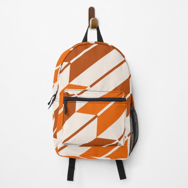 Item preview, Modern Yagasuri Orange & Burnt Sienna designed and sold by TexSta.