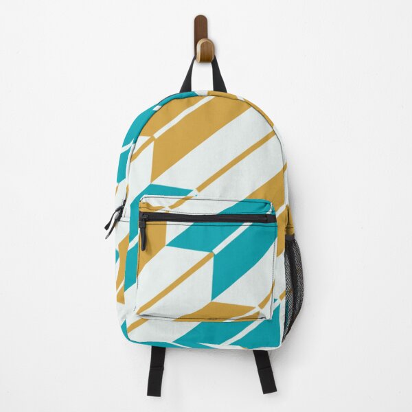 Item preview, Modern Yagasuri Turquoise & Golden Ochre designed and sold by TexSta.