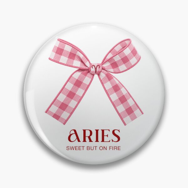 Item preview, Aries Plaid Pink Bow. Zodiac Bow. Sweet But On Fire. designed and sold by CoCoArt-Ua.