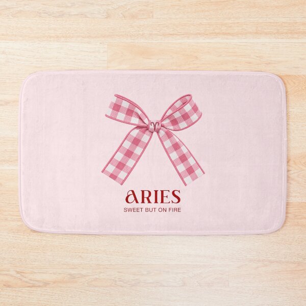 Item preview, Aries Plaid Pink Bow. Zodiac Bow. Sweet But On Fire. designed and sold by CoCoArt-Ua.