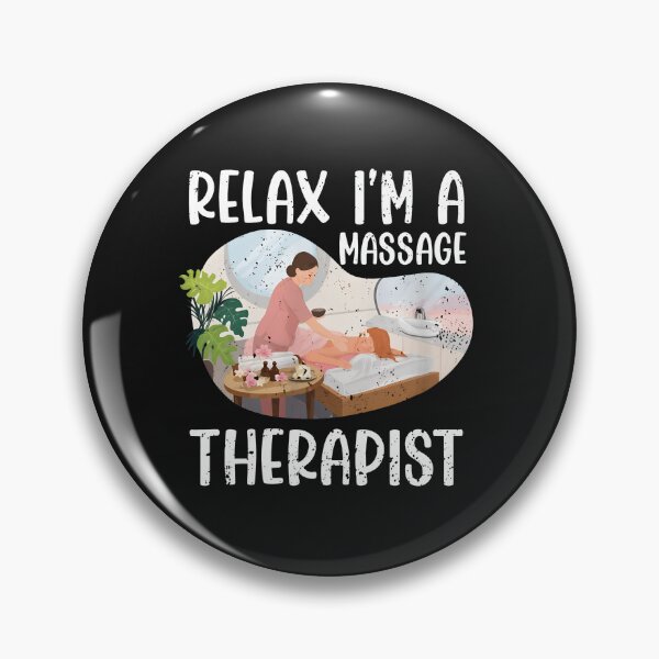 Item preview, Relax I'm a Massage Therapist Gift designed and sold by kazeckmynea.