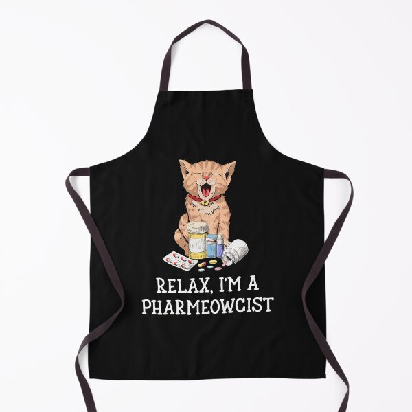 Item preview, Relax I'm a Pharmeowcist Cat Pill Funny Humor designed and sold by klasenbee.