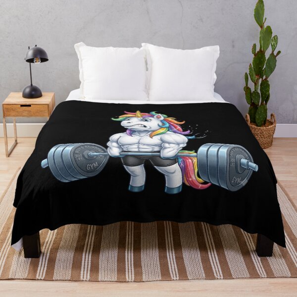 Item preview, Iron & Rainbows: Buff Muscular Unicorn Powerlifting Gym Design designed and sold by Shopeon Designs.