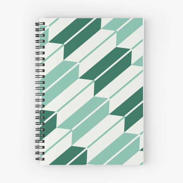 Item preview, Modern Yagasuri Mint & Forest Green designed and sold by TexSta.