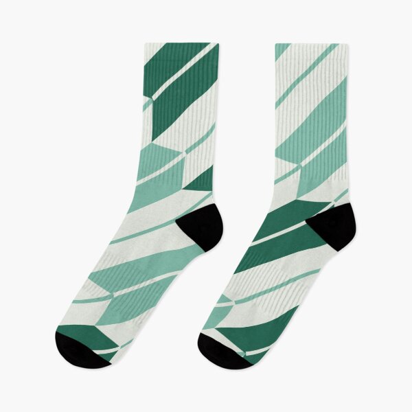 Item preview, Modern Yagasuri Mint & Forest Green designed and sold by TexSta.