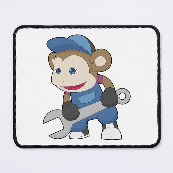 Item preview, Monkey Mechanic Wrench Workshop designed and sold by Snabdesign84.