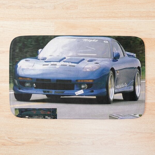 Item preview, Vintage Blue Sports Car Retro Racing designed and sold by AufderharVernic.