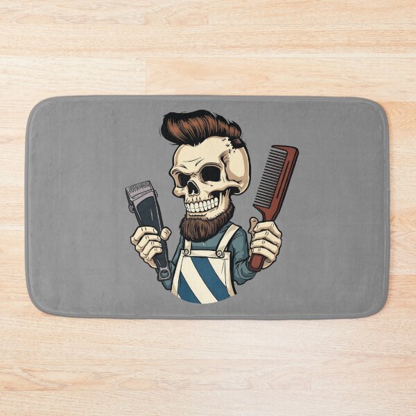Item preview, Barber Skull With Clippers and Comb Art designed and sold by Barber MD Culture.