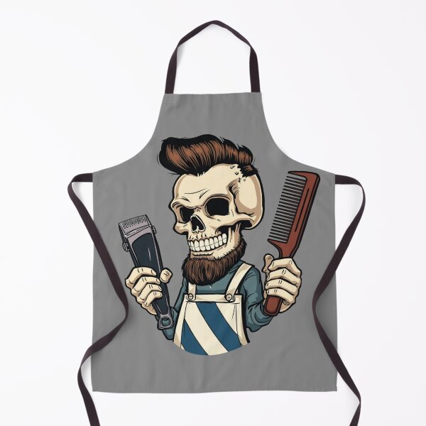 Item preview, Barber Skull With Clippers and Comb Art designed and sold by Barber MD Culture.