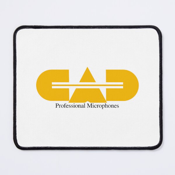 Item preview, Bold CAD Yellow Graphic Audio Logo - Black Background designed and sold by minscw.