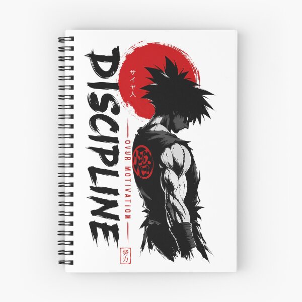 Item preview, Discipline Over Motivation Anime Gym T-Shirt designed and sold by Dark Iron Apparel .