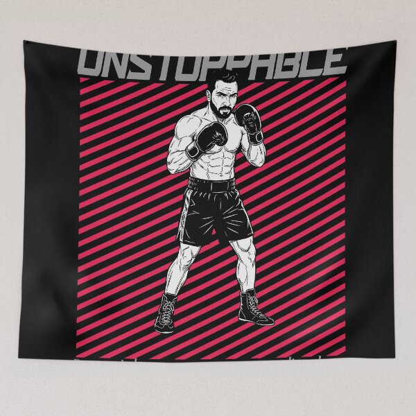 Item preview, Unstoppable Boxer Athletic Fitness Graphic designed and sold by bolayousri.