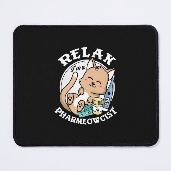 Item preview, Relax Pharmecowcist Cat Cute Medicine Pill Thermometer Design designed and sold by kazeckmynea.