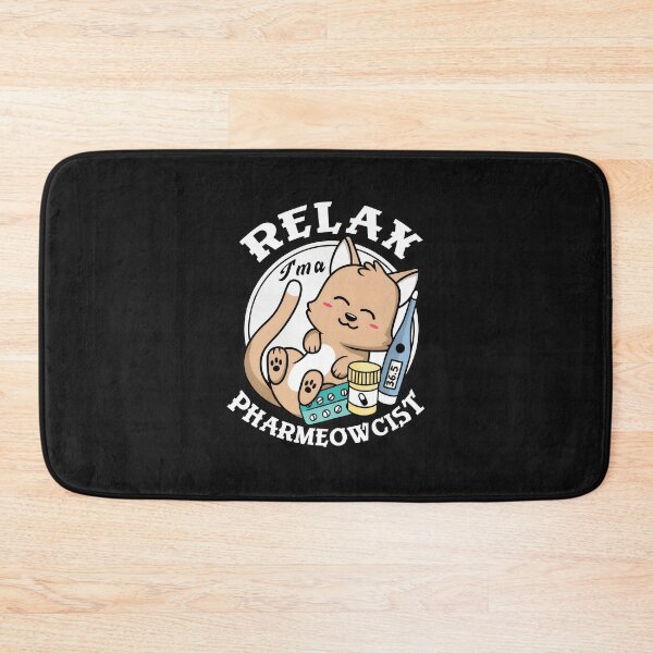 Item preview, Relax Pharmecowcist Cat Cute Medicine Pill Thermometer Design designed and sold by kazeckmynea.