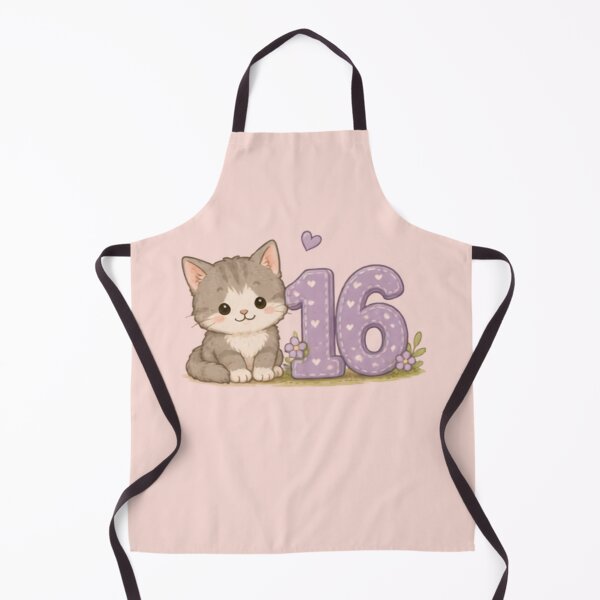 Item preview, Sweet 16 Birthday Kitten designed and sold by MellowMunchkins.