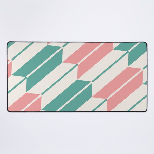 Item preview, Modern Yagasuri Mint & Soft Coral designed and sold by TexSta.