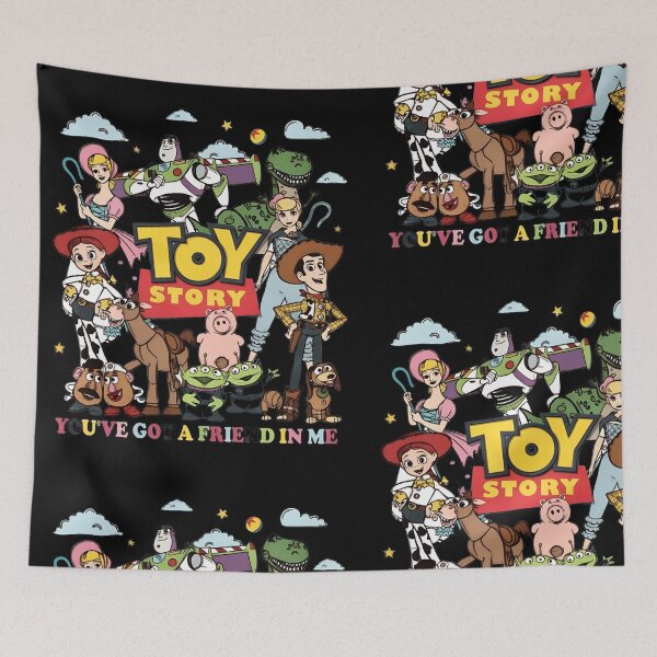 Item preview, Toy Story Friends Colorful Nostalgic Cartoon Adventure Artwork designed and sold by KimJohnso19354.