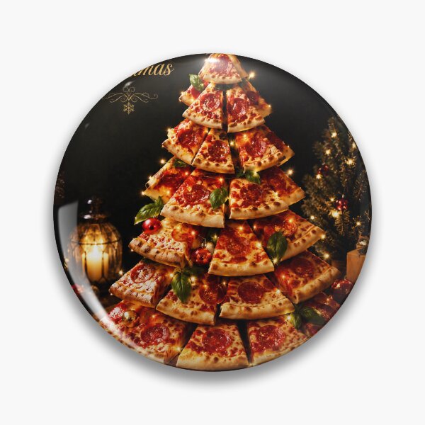 Item preview, Merry Christmas – Pizza Christmas Tree designed and sold by LuluLeb.