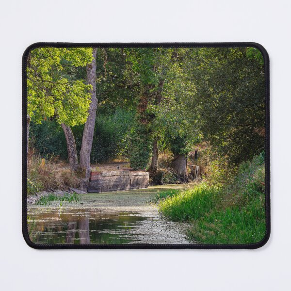 Item preview, English Canal summer landscape designed and sold by GhostwoodLandscapes.
