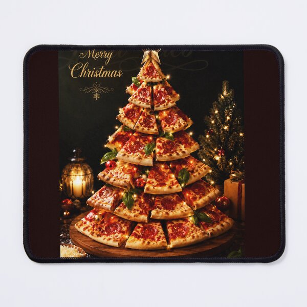 Item preview, Merry Christmas – Pizza Christmas Tree designed and sold by LuluLeb.