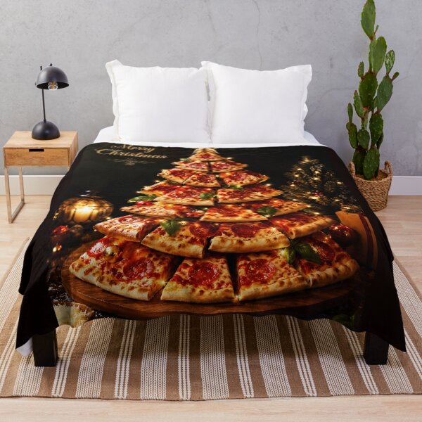 Item preview, Merry Christmas – Pizza Christmas Tree designed and sold by LuluLeb.