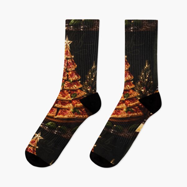 Item preview, Merry Christmas – Pizza Christmas Tree designed and sold by LuluLeb.
