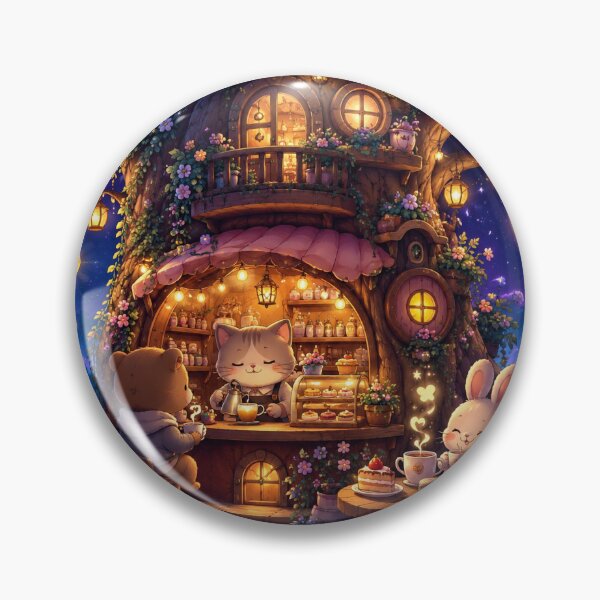 Item preview, Moonlit Woodland Café — Enchanted Forest Tea House designed and sold by Nexyra_Labs Art Studios.