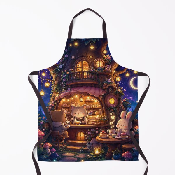 Item preview, Moonlit Woodland Café — Enchanted Forest Tea House designed and sold by Nexyra_Labs Art Studios.
