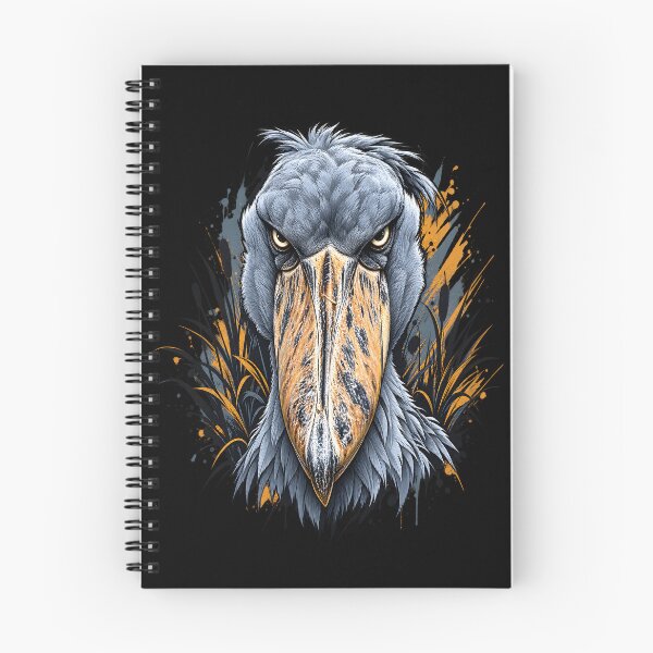 Item preview, Shoebill Look Portrait – Fierce Shoebill Stork Wildlife Design designed and sold by FreeArt2.