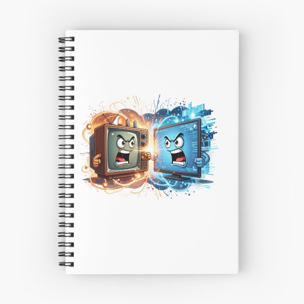 Item preview, Vintage Modern Television Rivalry designed and sold by Imaginarium of Chaos falcon88 .
