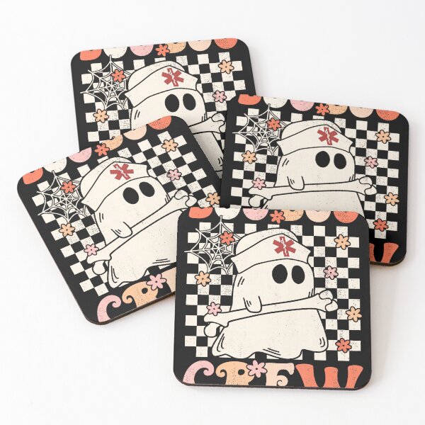 Item preview, Groovy Boo Boo Crew Nurse Ghost Halloween designed and sold by HaytamShop.
