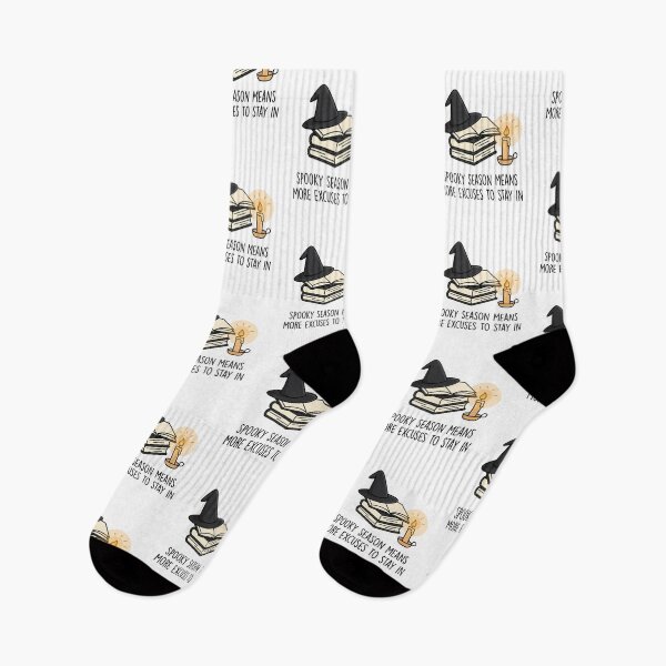 Item preview, Spooky Season Means More Excuses To Stay In Witch Hat Book Lover Introvert designed and sold by raedattia.