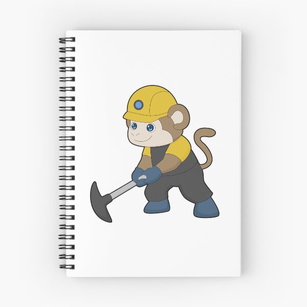 Item preview, Monkey Miner Pickaxe Mining designed and sold by Snabdesign84.