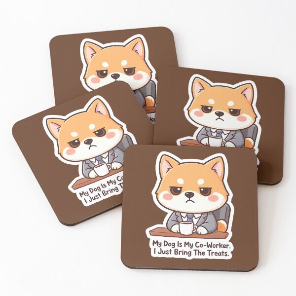 Item preview, My Dog Is My Co-Worker I Just Bring The Treats designed and sold by lakanarivas.