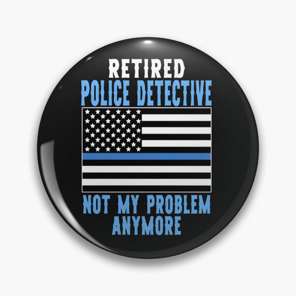 Item preview, Retired Police Detective Not My Problem Anymore Flag designed and sold by kazeckmynea.