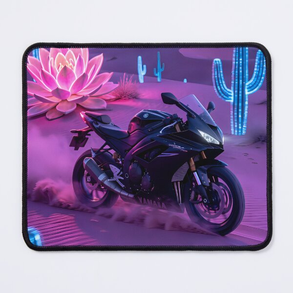 Item preview, Neon Desert: a motorcycle ride through a luminous reverie designed and sold by VoidVeilStudio.