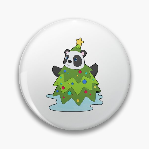 Item preview, Panda Christmas Christmas tree designed and sold by Snabdesign84.